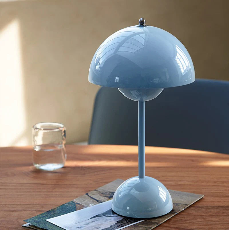 Cordless Acrylic Mushroom Table Lamp