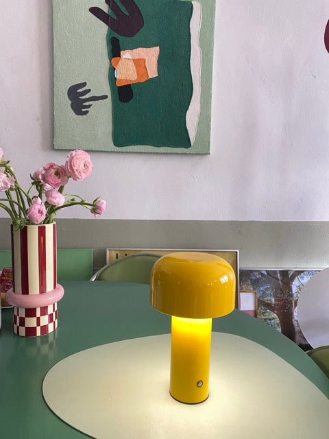 Cordless Mushroom Lamp USB Rechargeable