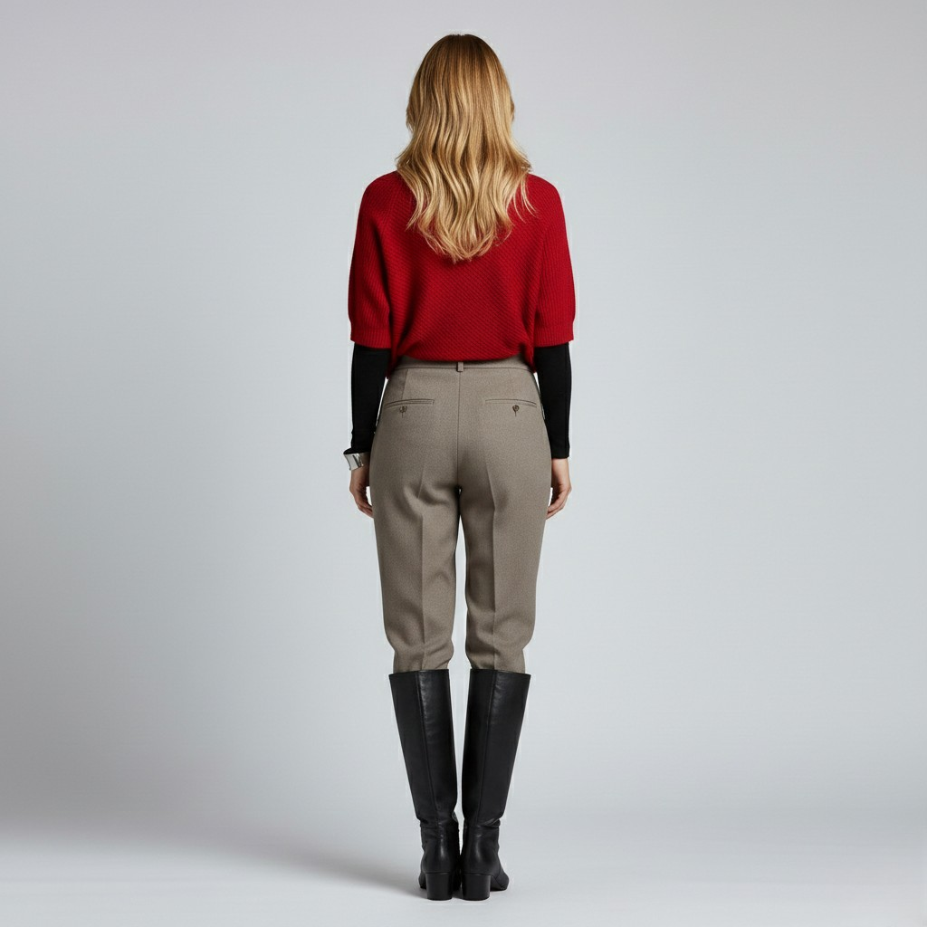 Textured Short-Sleeve Knit Sweater