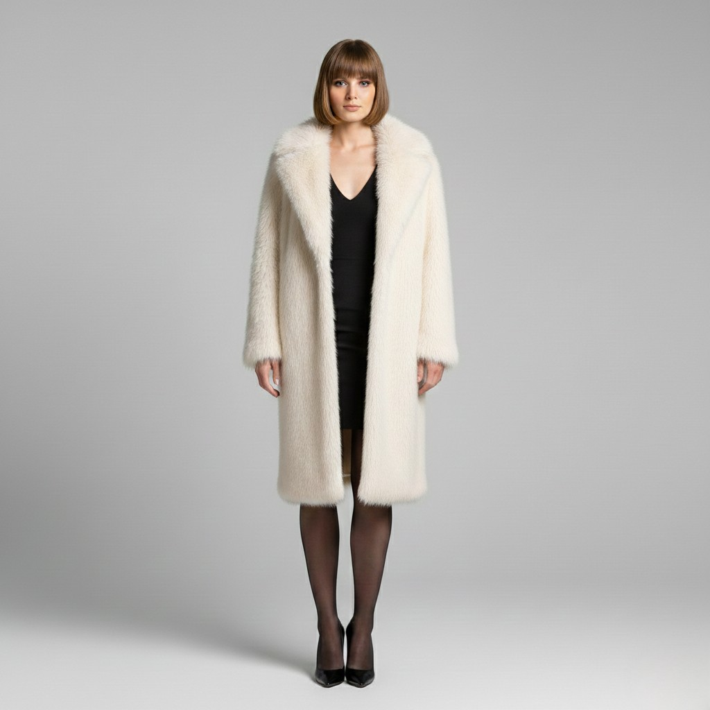Luxe Faux Fur Longline Coat