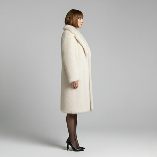 Luxe Faux Fur Longline Coat