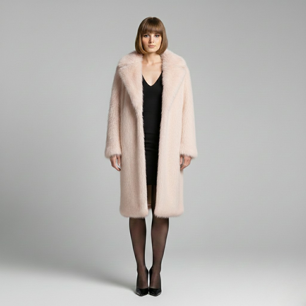 Luxe Faux Fur Longline Coat