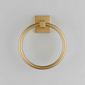 Brushed Gold Towel Ring