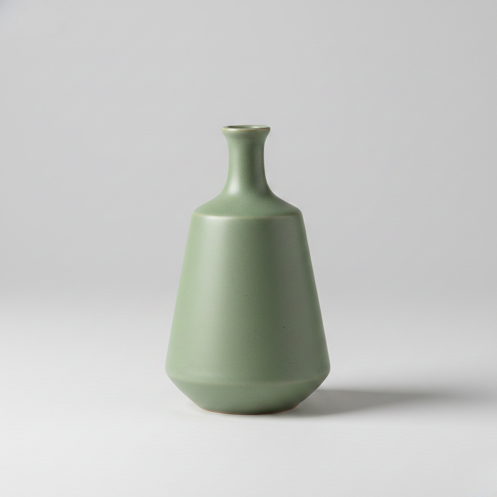 Sage Green Ceramic Vase