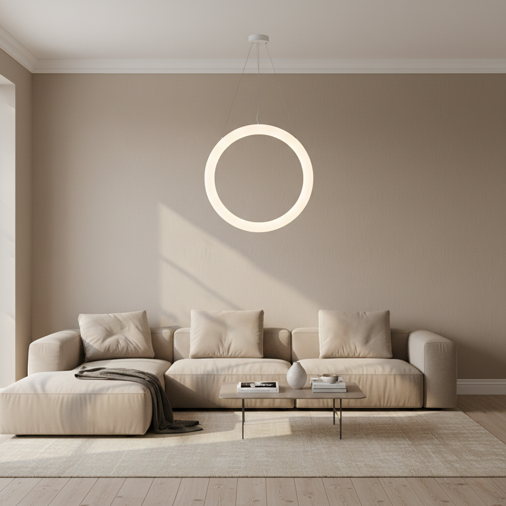 LED Ring Pendant Light