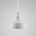 Textured White Modern Dome Pendant Light