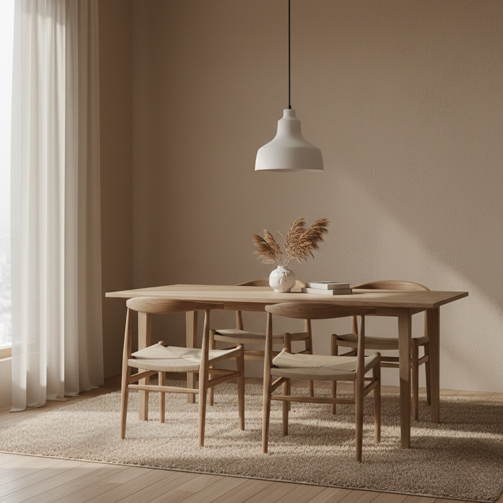 Textured White Modern Dome Pendant Light