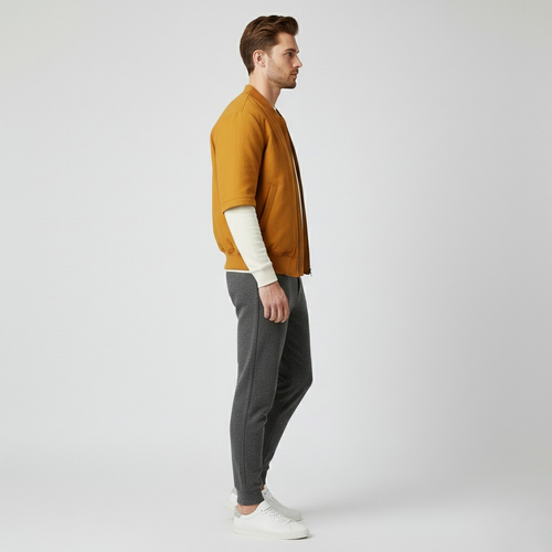 Half-sleeve Blouson Jacket