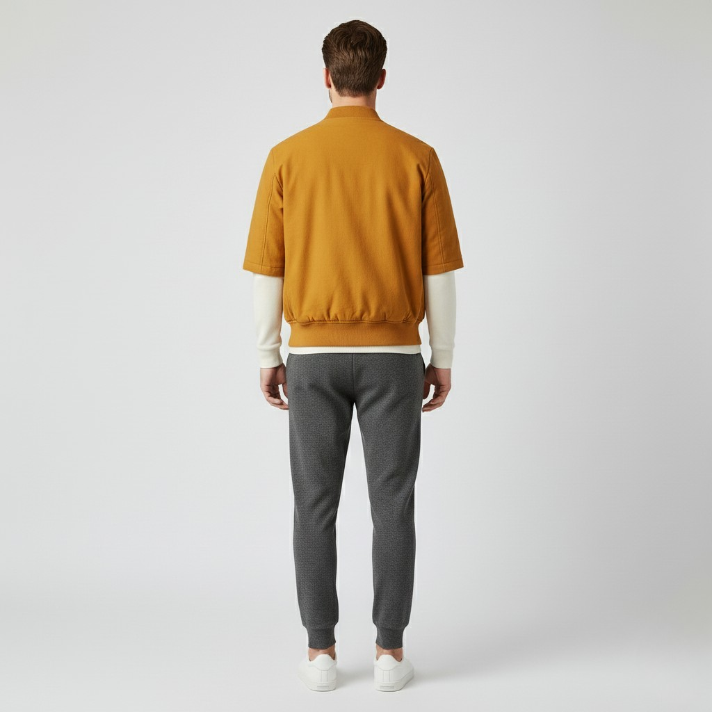 Half-sleeve Blouson Jacket