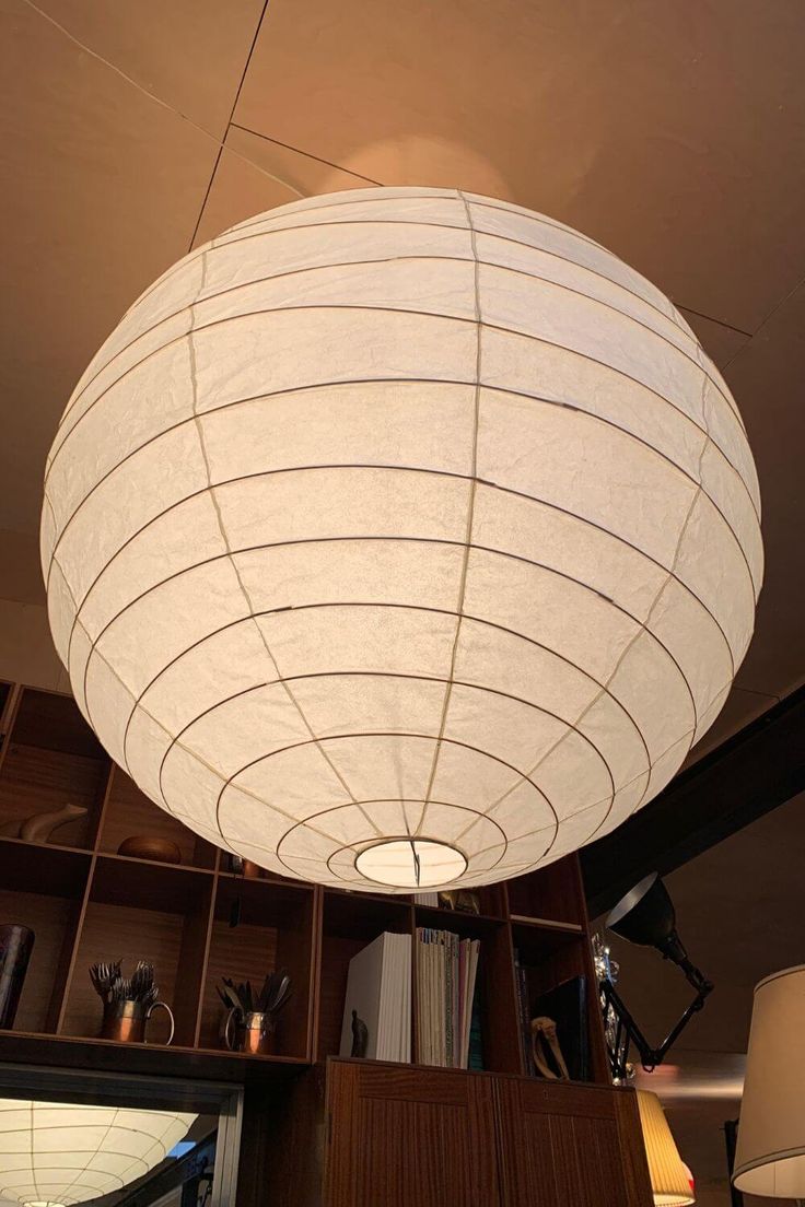 Orb Paper Pendant Light