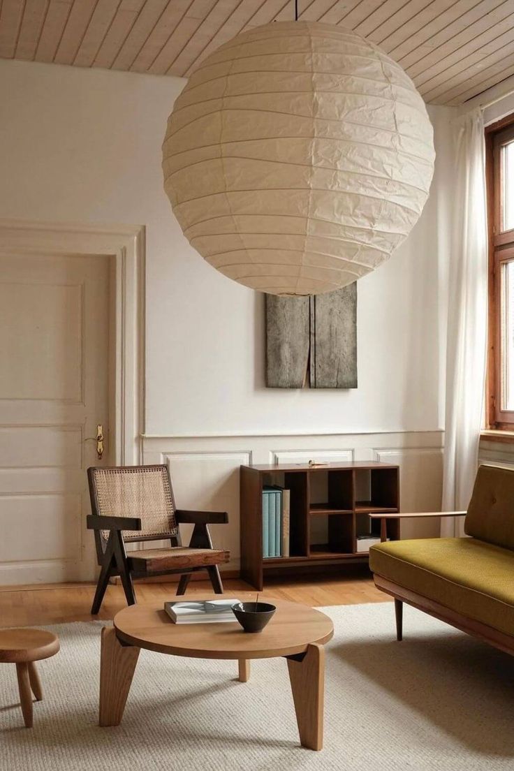 Orb Paper Pendant Light