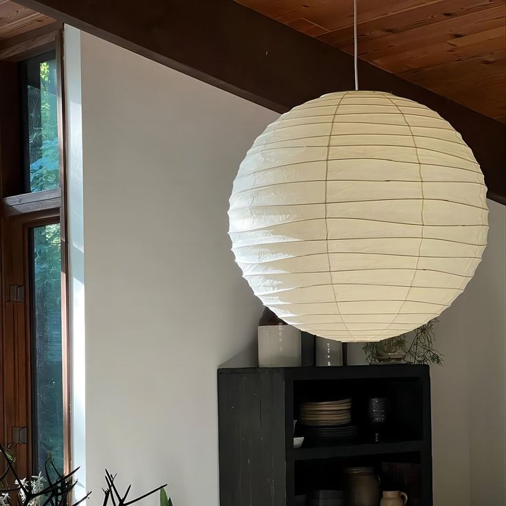 Orb Paper Pendant Light