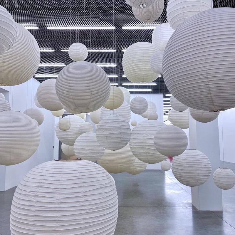 Orb Paper Pendant Light