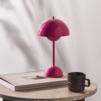 Cordless Acrylic Mushroom Table Lamp