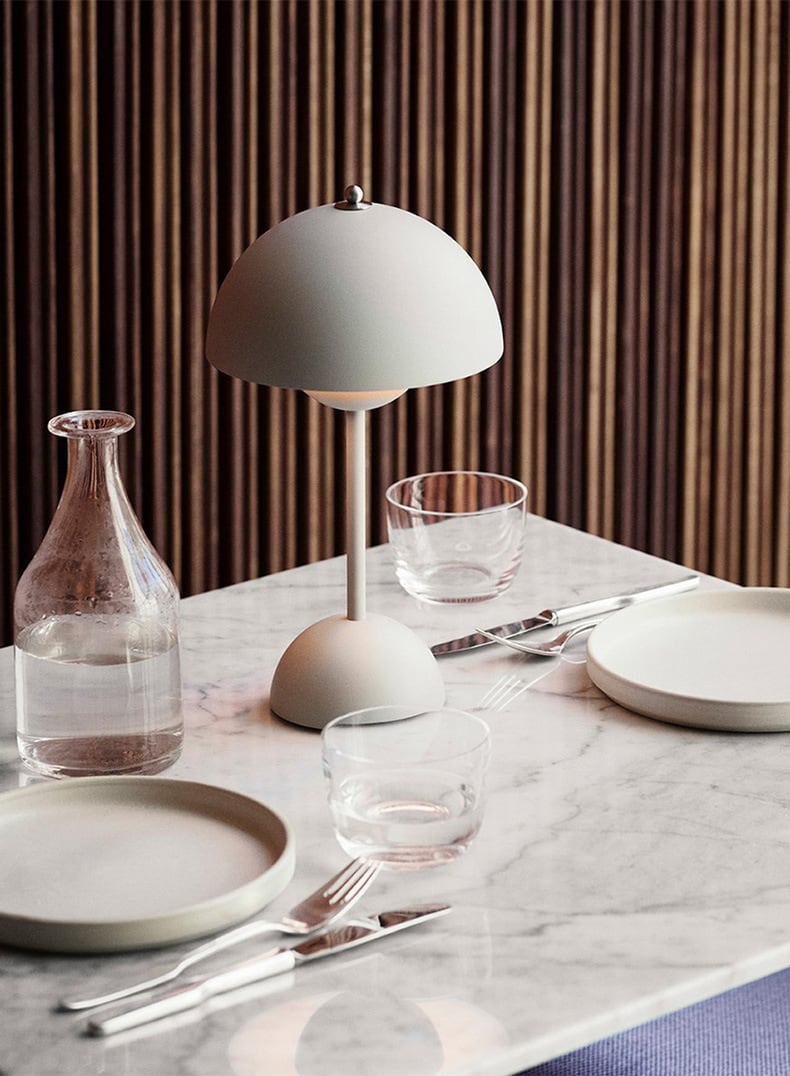 Cordless Acrylic Mushroom Table Lamp