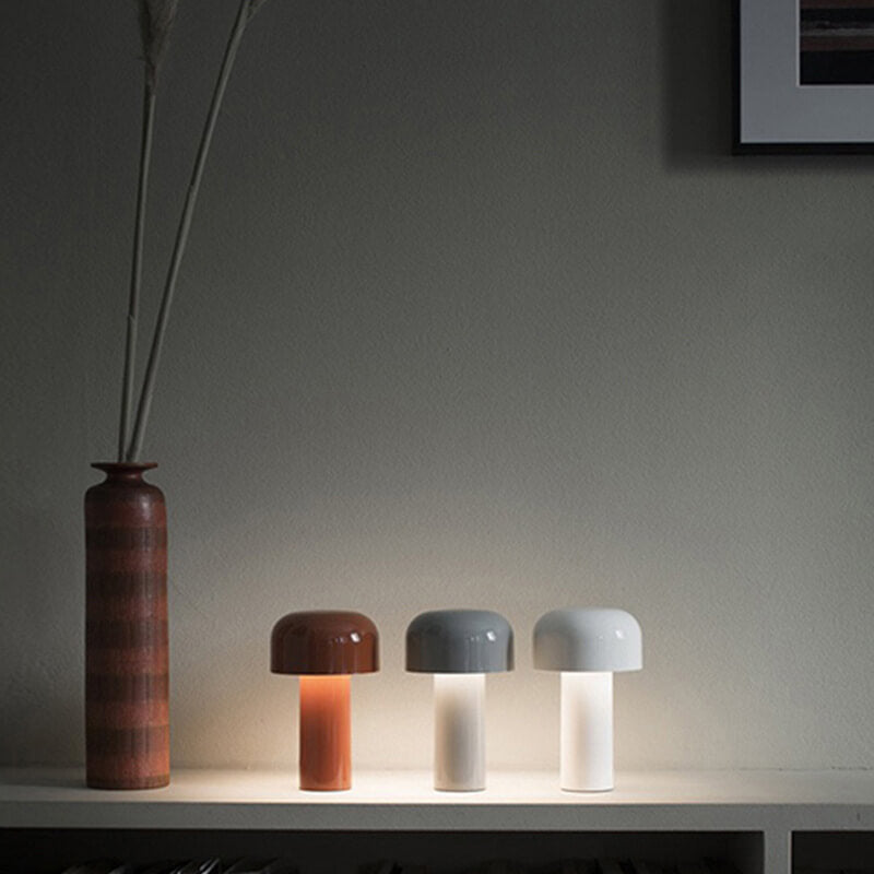 Cordless Mushroom Lamp USB Rechargeable