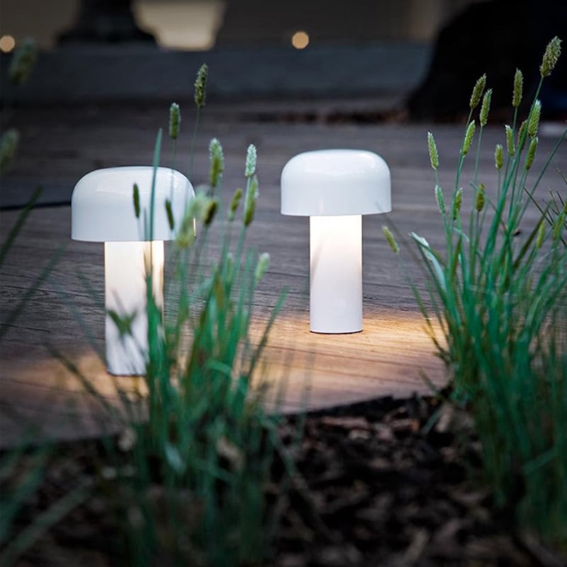 Cordless Mushroom Lamp USB Rechargeable