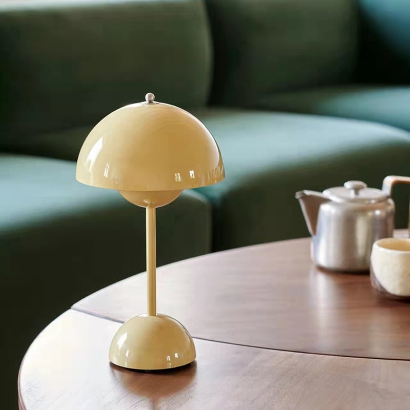 Cordless Acrylic Mushroom Table Lamp