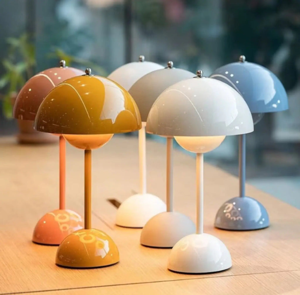 Cordless Acrylic Mushroom Table Lamp