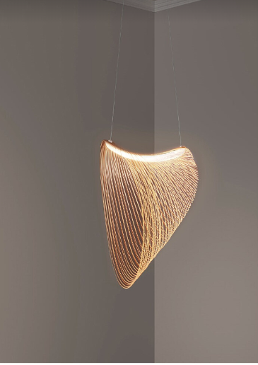 Modern Natural Wood Pendant Light