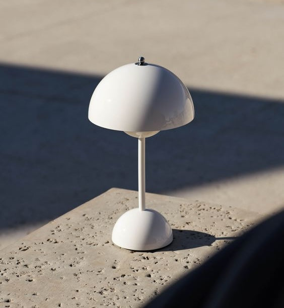 Cordless Acrylic Mushroom Table Lamp